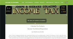 Desktop Screenshot of colacinotaxpartners.com