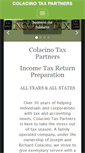 Mobile Screenshot of colacinotaxpartners.com